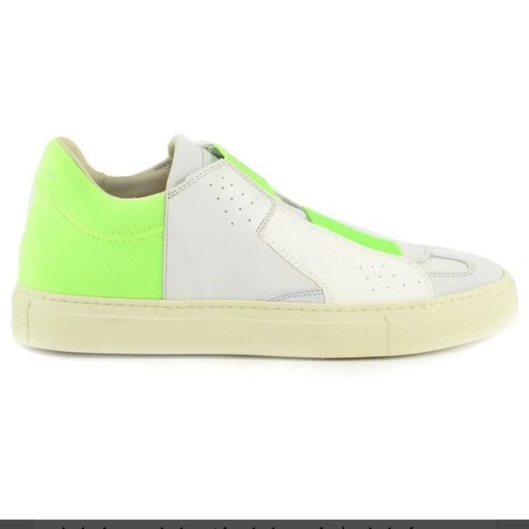 𝅺MAISON Margiela MM6 leather nylon sneakers 5(38) BNWOB - Picture 2 of 16